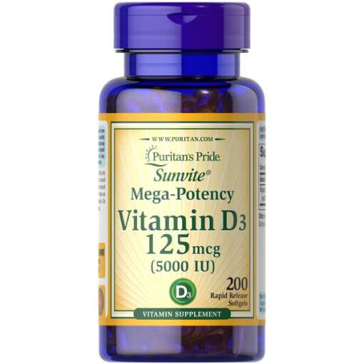 Puritan's Pride - Mega-Potency Vitamin D3