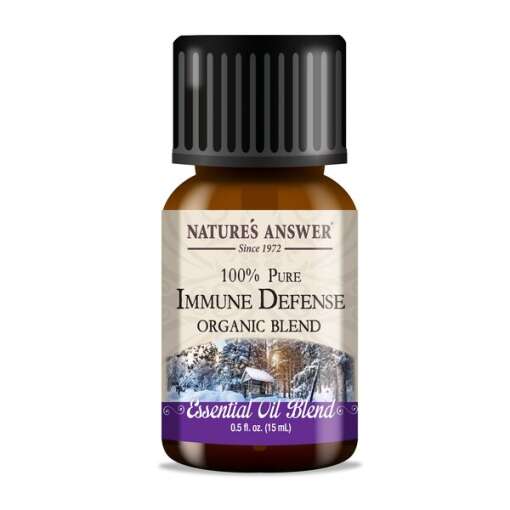 Nature's Answer - 100% Pure Immune Defense Organic Blend Essential Oil - 15 ml.