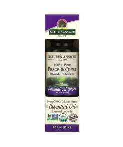 Nature's Answer - 100% Pure Peace & Quite Organic Blend Essential Oil - 15 ml.