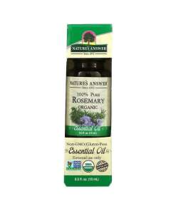 Nature's Answer - 100% Pure Rosemary Organic Essential Oil - 15 ml.