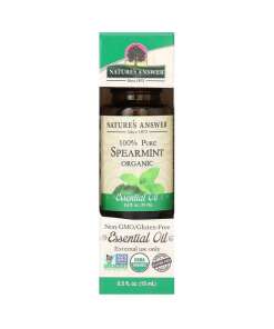 Nature's Answer - 100% Pure Spearmint Organic Essential Oil - 15 ml.