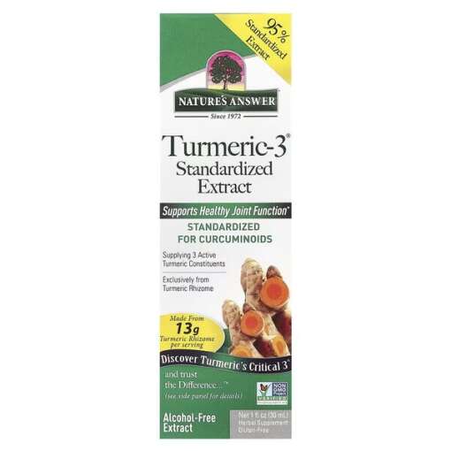 Nature's Answer - Turmeric-3 Standardized Extract - 30 ml.