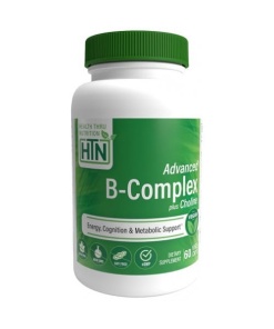 Avanceret B-kompleks plus Cholin - 60 hætteglas