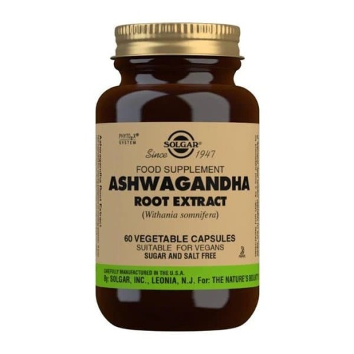 Ashwagandha Rod Ekstrakt - 60 vegetabilske kapsler