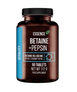 Betain + Pepsin - 90 tabletter