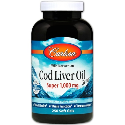 Wild Norwegian Cod Liver Oil Gems