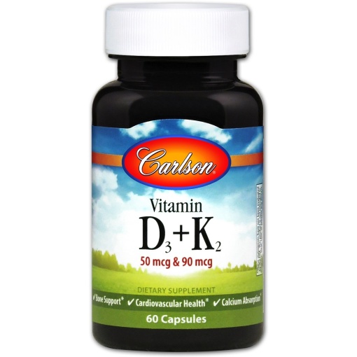 Vitamin D3 + K2 - 60 caps
