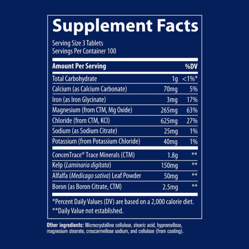 Trace Minerals - ConcenTrace Sport Mineral Tablets - 90 Tablets - Image 3
