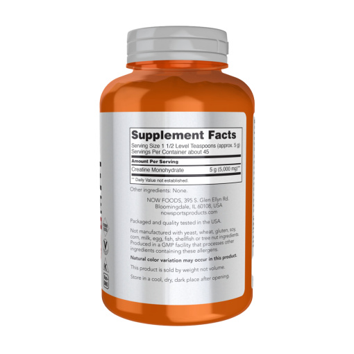 NOW Foods - Creatine Monohydrate, Pure Powder - 227g - Image 4