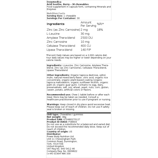 Berry - 30 tyggetabletter