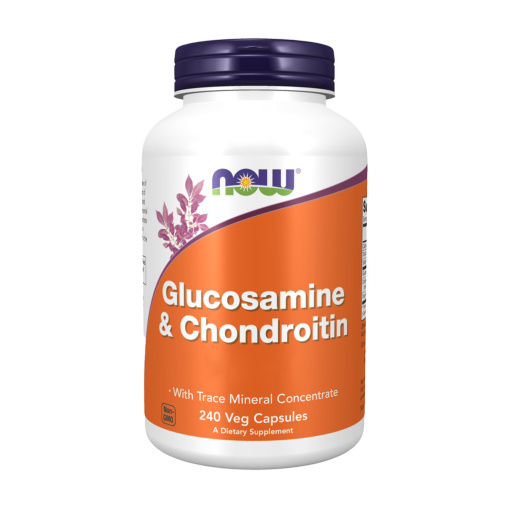 NOW Foods - Glucosamine & Chondroitin with Trace Mineral Concentrate - 120 caps - Image 2