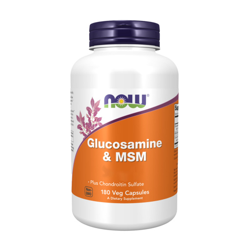 NOW Foods - Glucosamine & MSM - 60 vcaps - Image 2