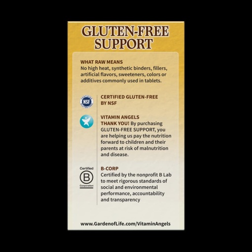 Garden of Life - Gluten-Free Support - 90 Vegan Capsules - Image 4