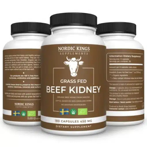 Nordic Kings - 100% Grass-Fed and Organic Beef Liver - 180 Capsules - Image 2