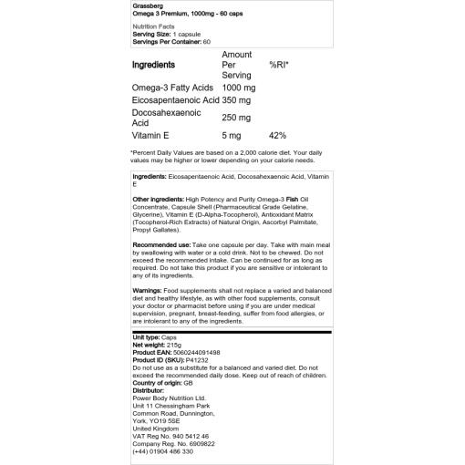 Grassberg - Premium Omega 3 - Image 2