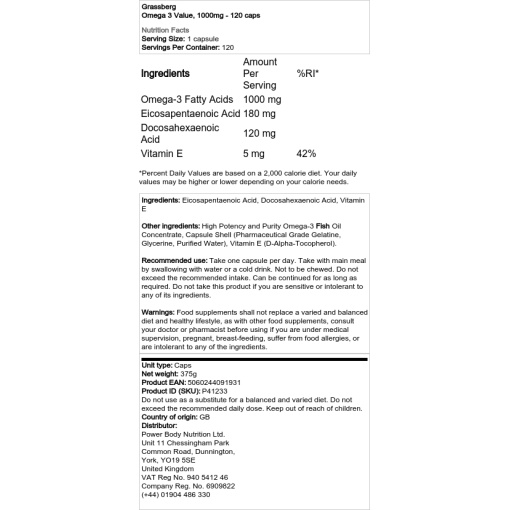 1000mg - 120 kapsler
