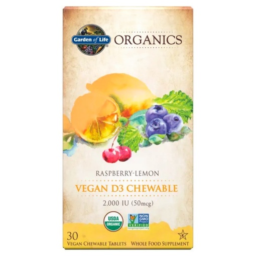 Mykind Organics Vegan D3 Tyggetabletter