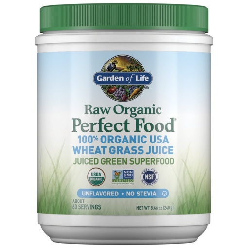 Rå Økologisk Perfekt Mad 100% Økologisk Amerikansk Hvedegræsjuice - 240g