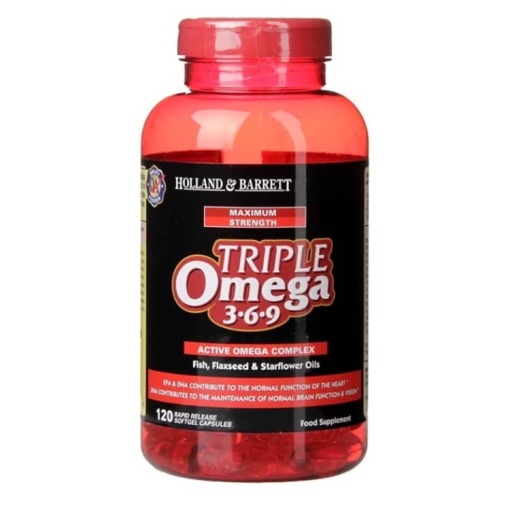 maksimal styrke triple omega 369 - 120 kapsler