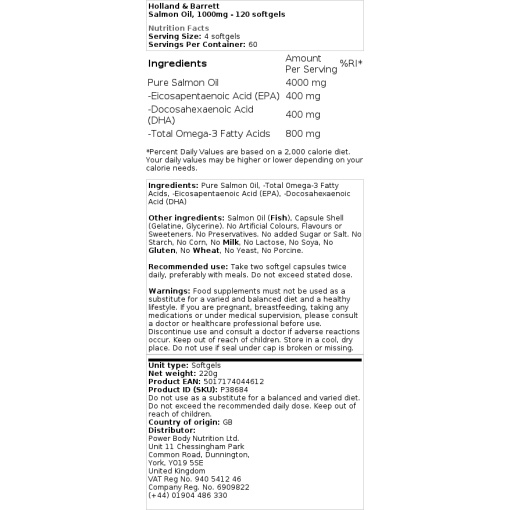 1000mg - 120 softgels