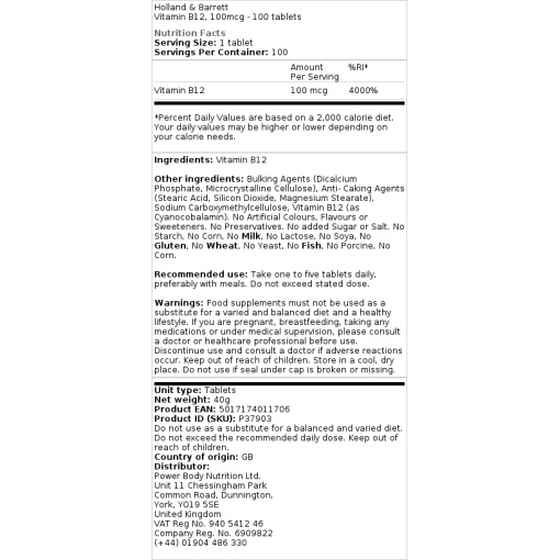 Holland & Barrett - Vitamin B12 - Image 2