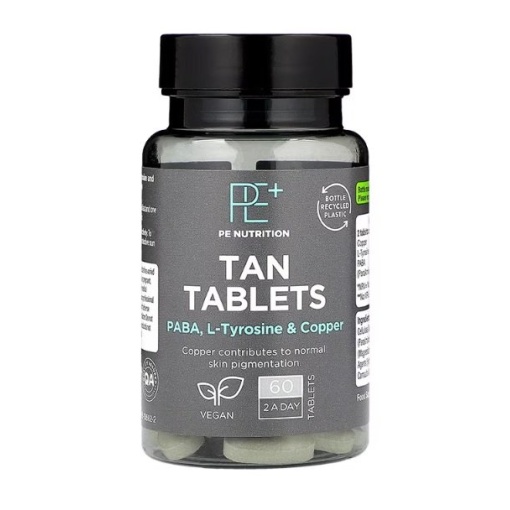 PE Nutrition Tan Tablets - 60 vegan tablets