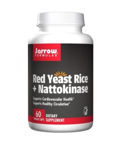 rød gærris + nattokinase - 60 kapsler
