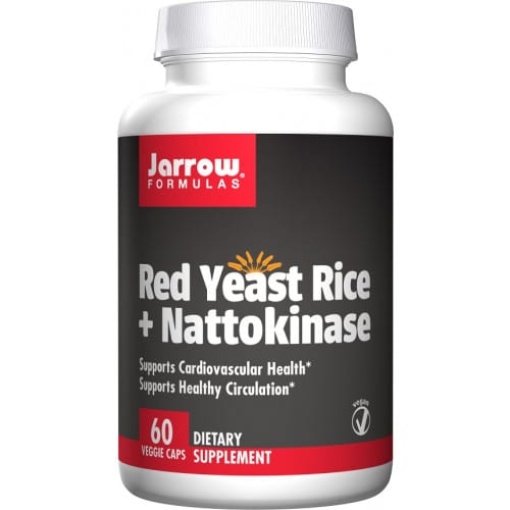 rød gærris + nattokinase - 60 kapsler