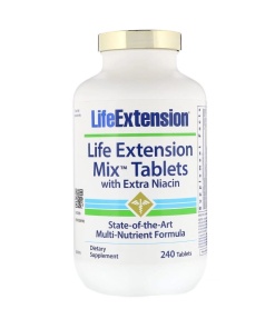Mix Tabletter med ekstra Niacin - 240 tabletter