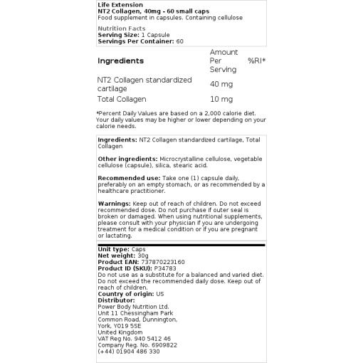 40mg - 60 små kapsler