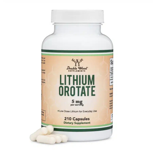 Double Wood - Lithium Orotate 5mg - 210 Vegan Capsules - Image 5
