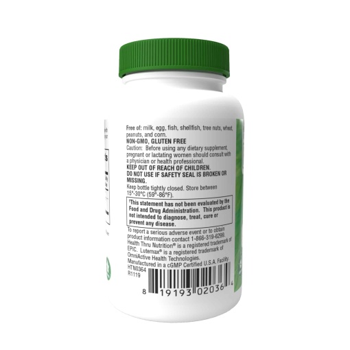 Health Through Nutrition - Lutein with Zeaxanthin - 60 Softgels - Image 2