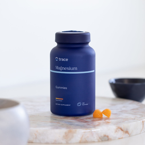 Trace Minerals - Magnesium Gummies, Peach Flavor - 120 Gummies - Image 3