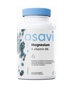 Magnesium + B6-vitamin - 90 veganske kapsler