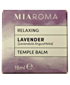 Miaroma Relaxing Lavender Temple Balm - 15 ml.