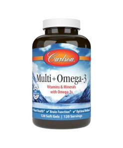 Multi + Omega-3 - 120 bløde kapsler