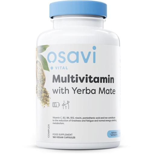 Multivitamin med Yerba Mate - 180 veganske kapsler