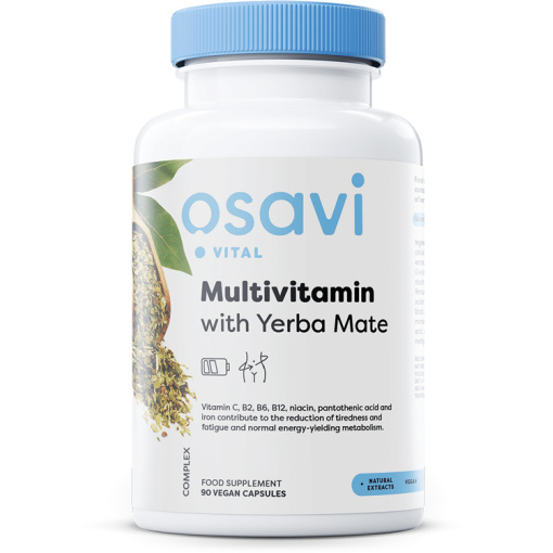 Multivitamin med Yerba Mate - 90 veganske kapsler