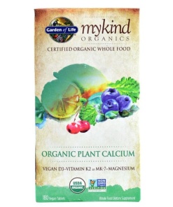 Mykind Organics Plant Calcium - 180 vcaps