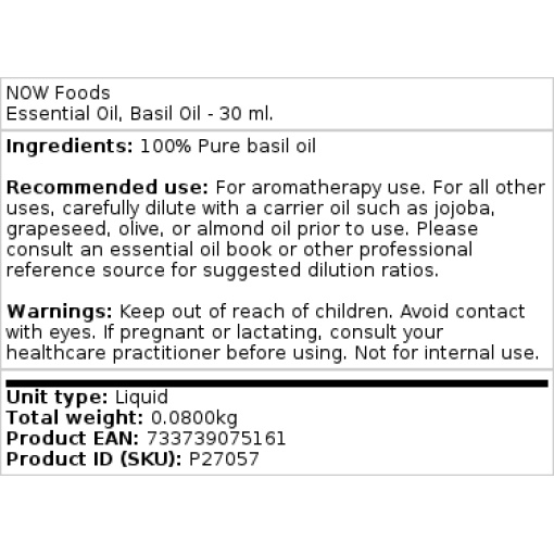 basilikumolie - 30 ml