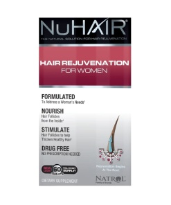 NuHair Hair Rejuvenation til kvinder - 60 tabs