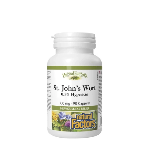 Natural Factors St. John's Wort 300 mg  (90 Capsules)