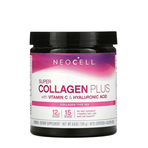 Super Collagen Plus with Vitamin C & Hyaluronic Acid - 195g