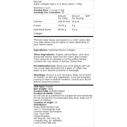 Berry Lemon - 190g