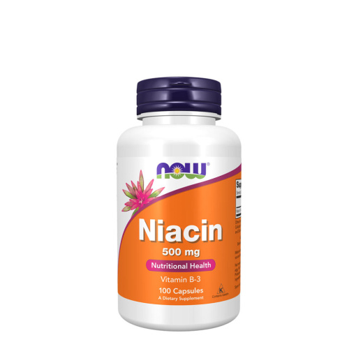 Now Foods - Niacin 500 mg (100 Capsules)