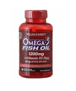 Omega 3 1200mg med vitamin D3 - 90 softgels