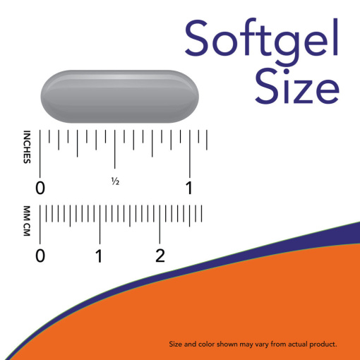 NOW Foods - Omega-3 Fish Oil, Molecularly Distilled - 200 fish softgels - Image 3