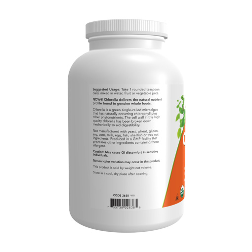 NOW Foods - Chlorella, Pure Powder - 113g - Image 3