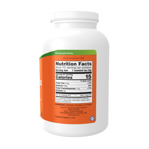 NOW Foods - Chlorella, Pure Powder - 113g - Image 4