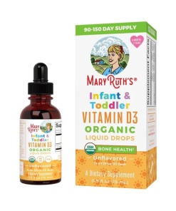 Økologiske vitamin D3 dråber til spædbørn og småbørn - 15 ml